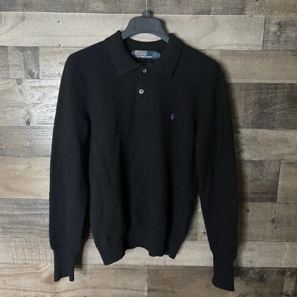 SOLD Polo Ralph Lauren Lambs Wool Sweater Medium - Picture 1 of 2